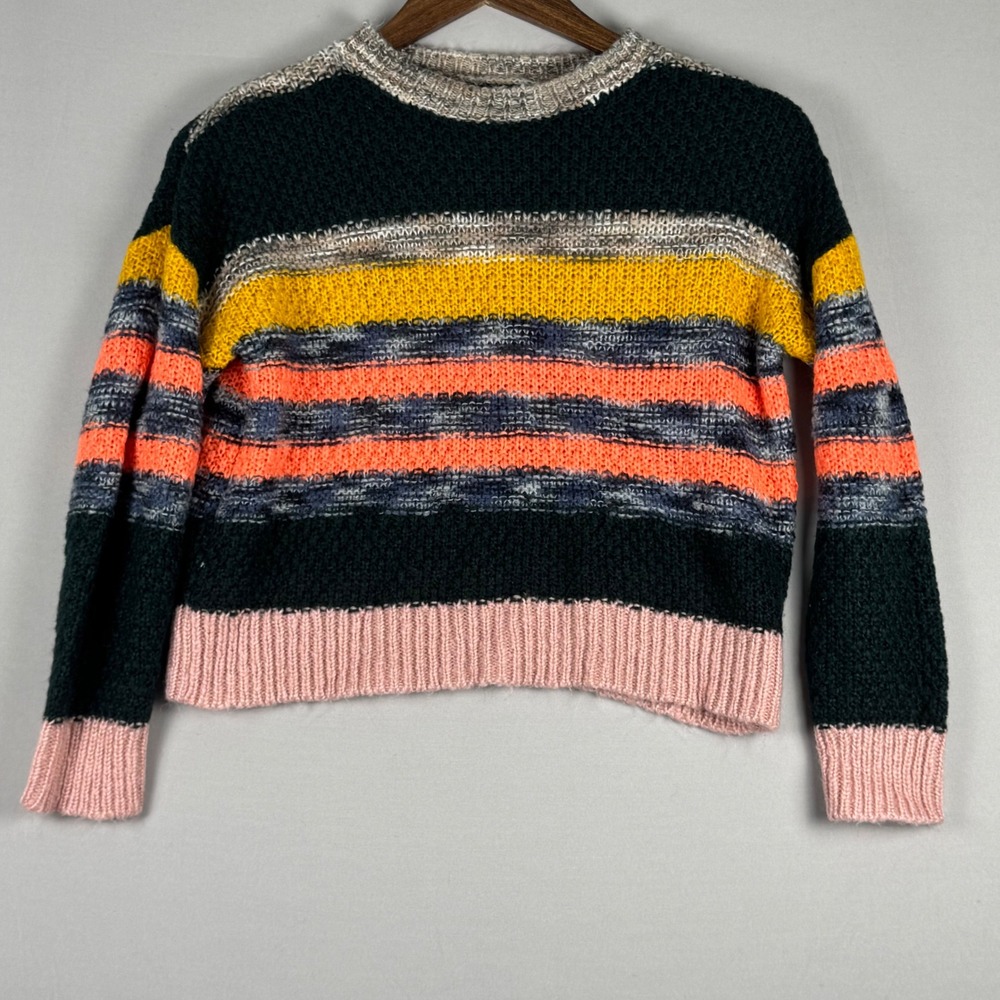 Arizona Jean Co Striped Sweater Girls Size M 10/12 Multicolor New No Tags